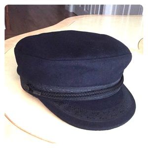 NWT Royal Navy French-Imported black hat